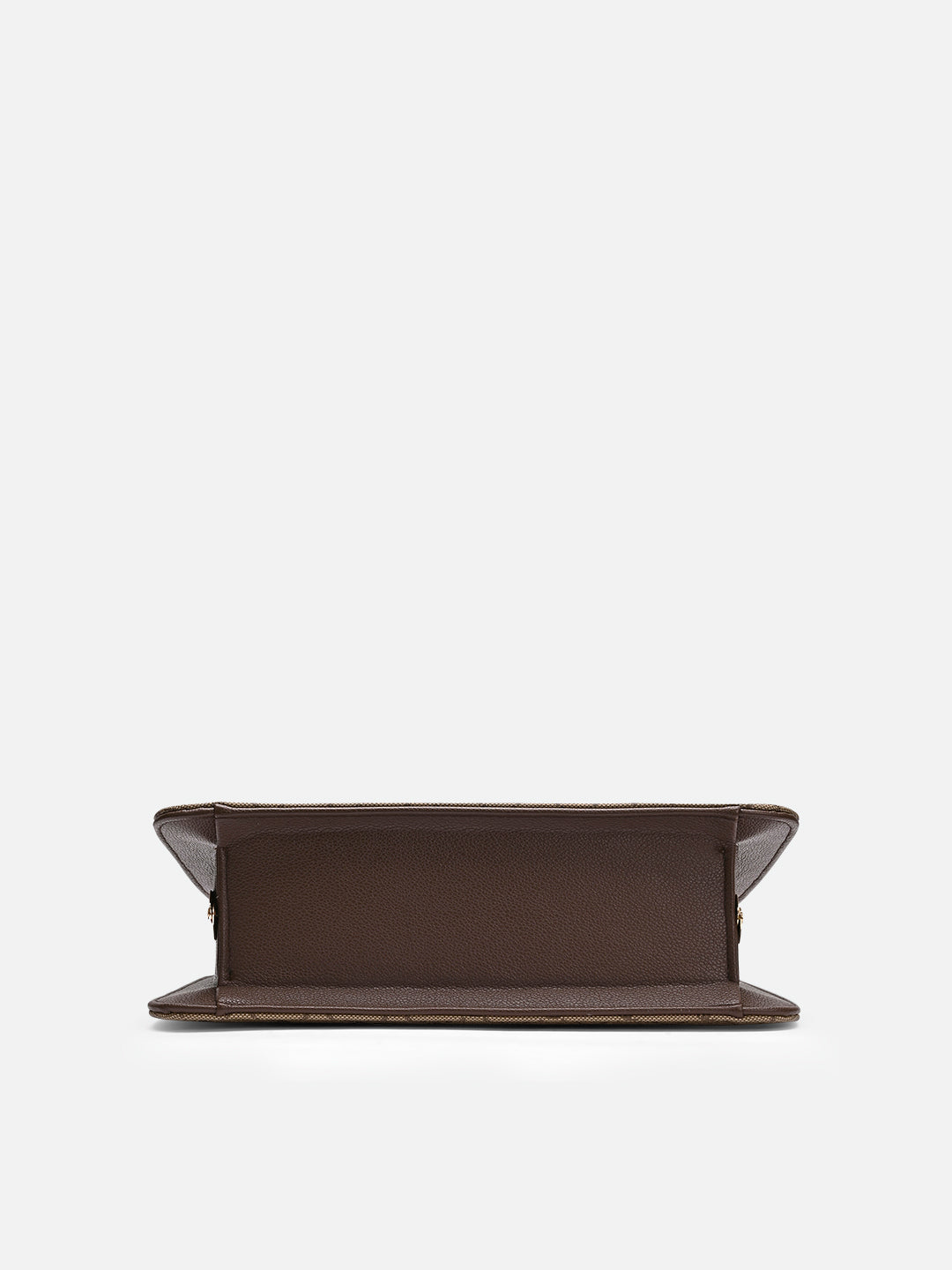 Mono Chic Satchel Medium Frame Bag Latte