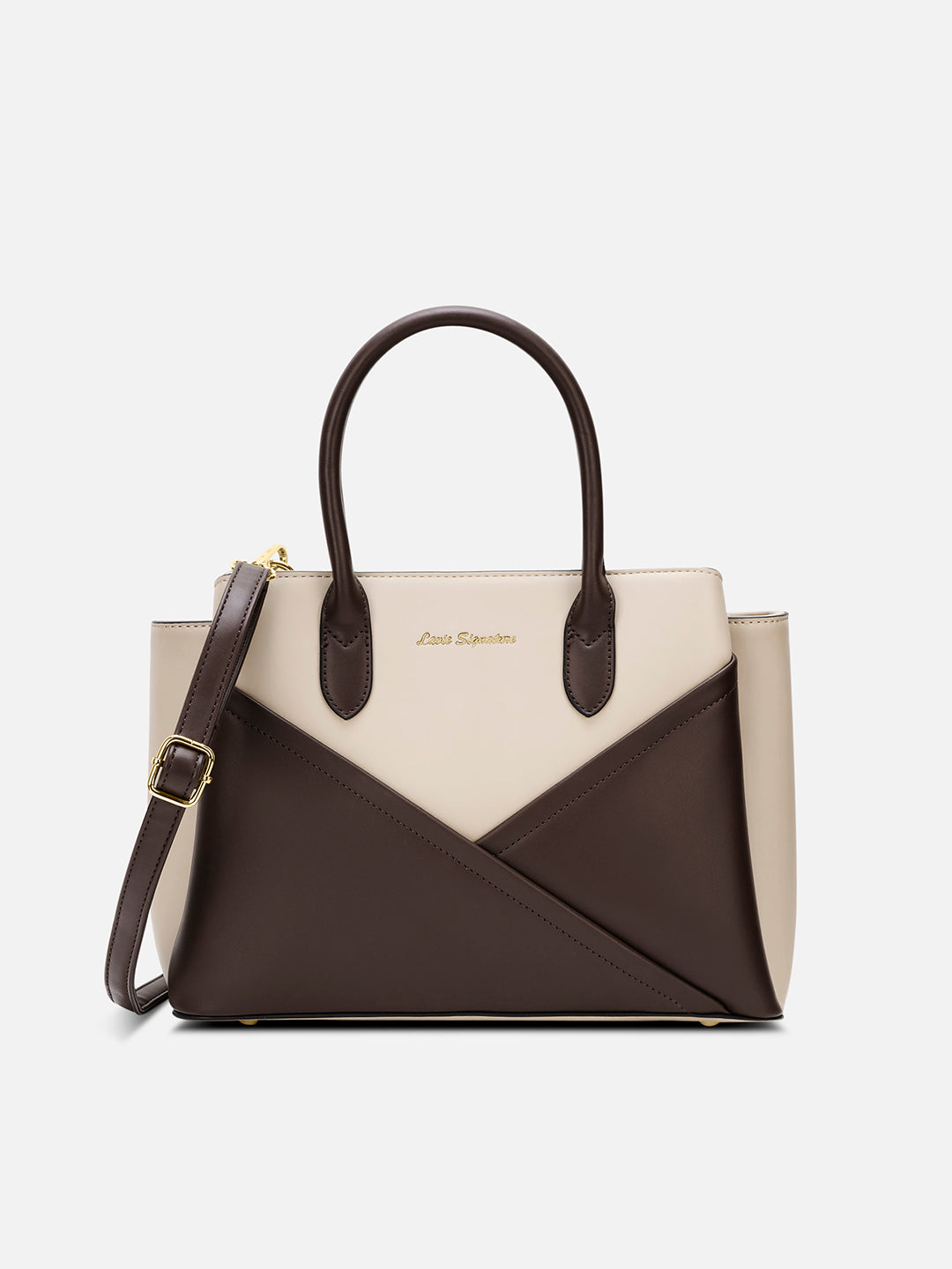 Emery Satchel Bag Brown