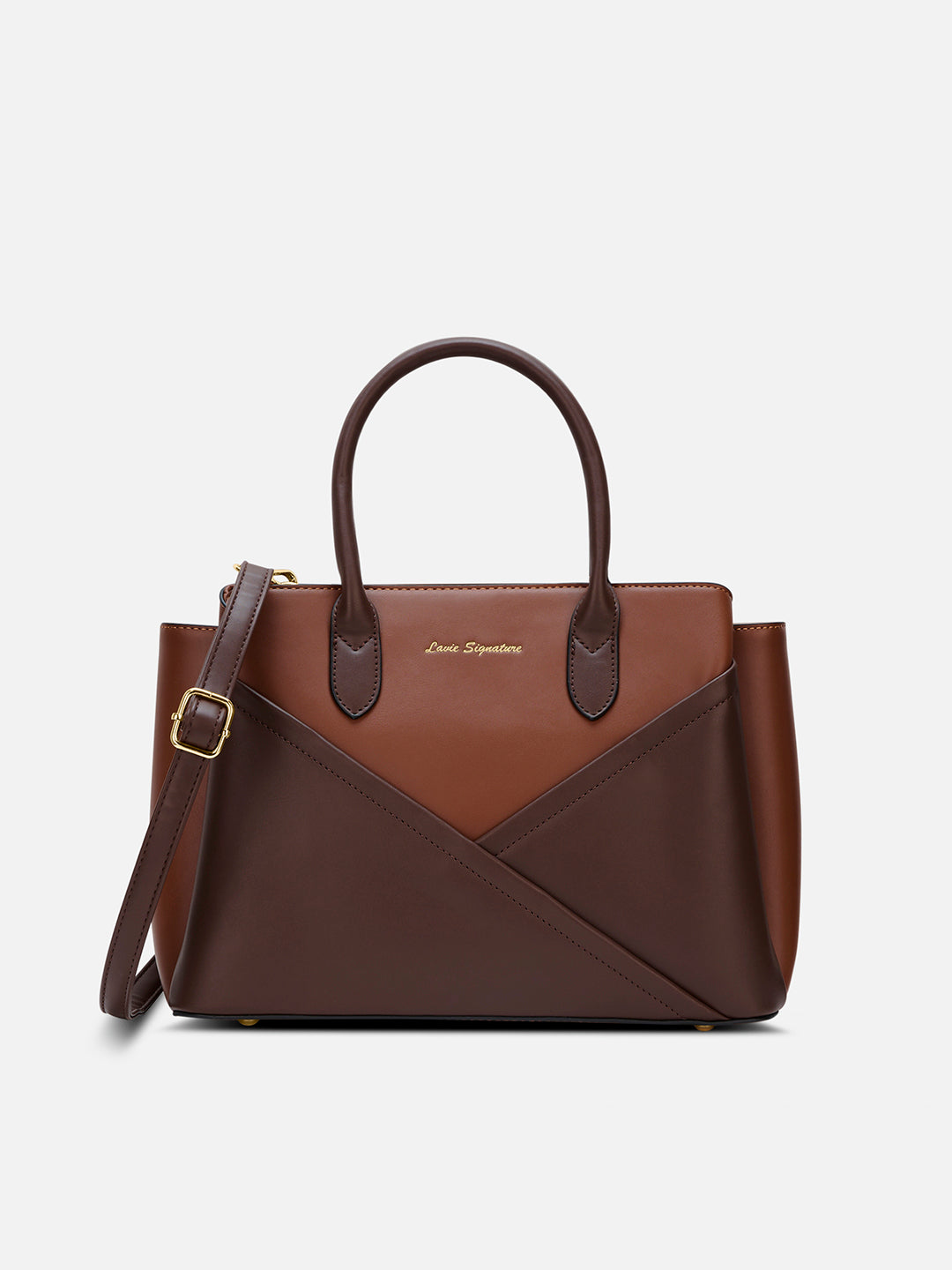 Emery Satchel Bag Tan