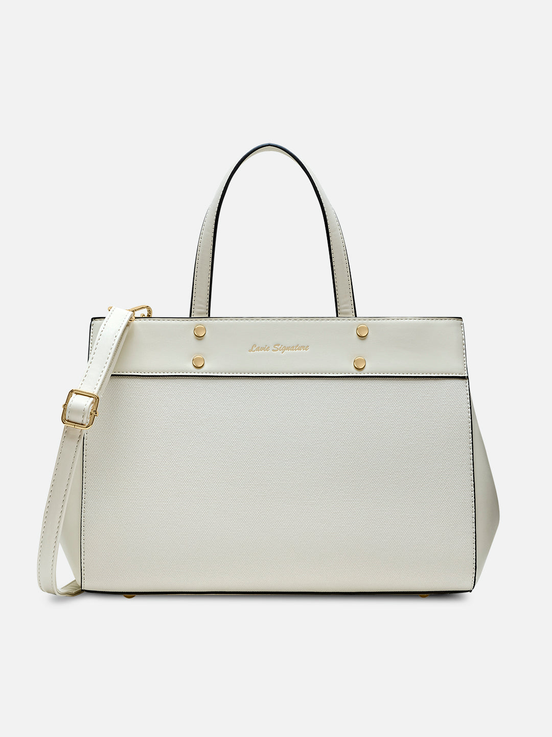Hamilton Satchel Bag Off White