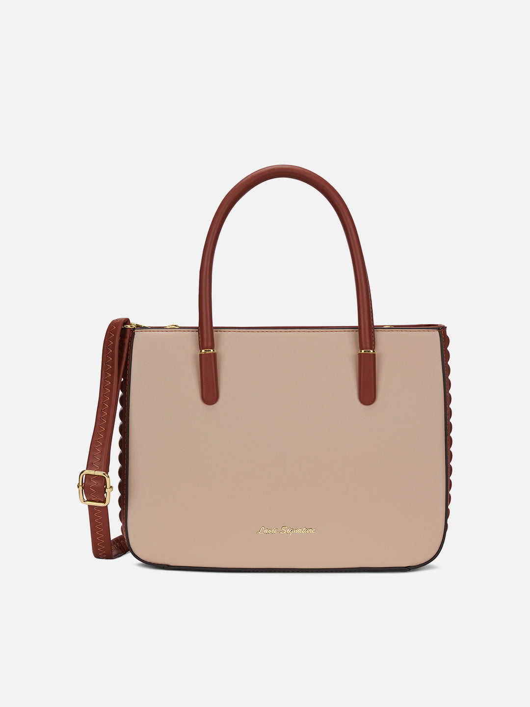 Maple Small Beige Satchel Bag