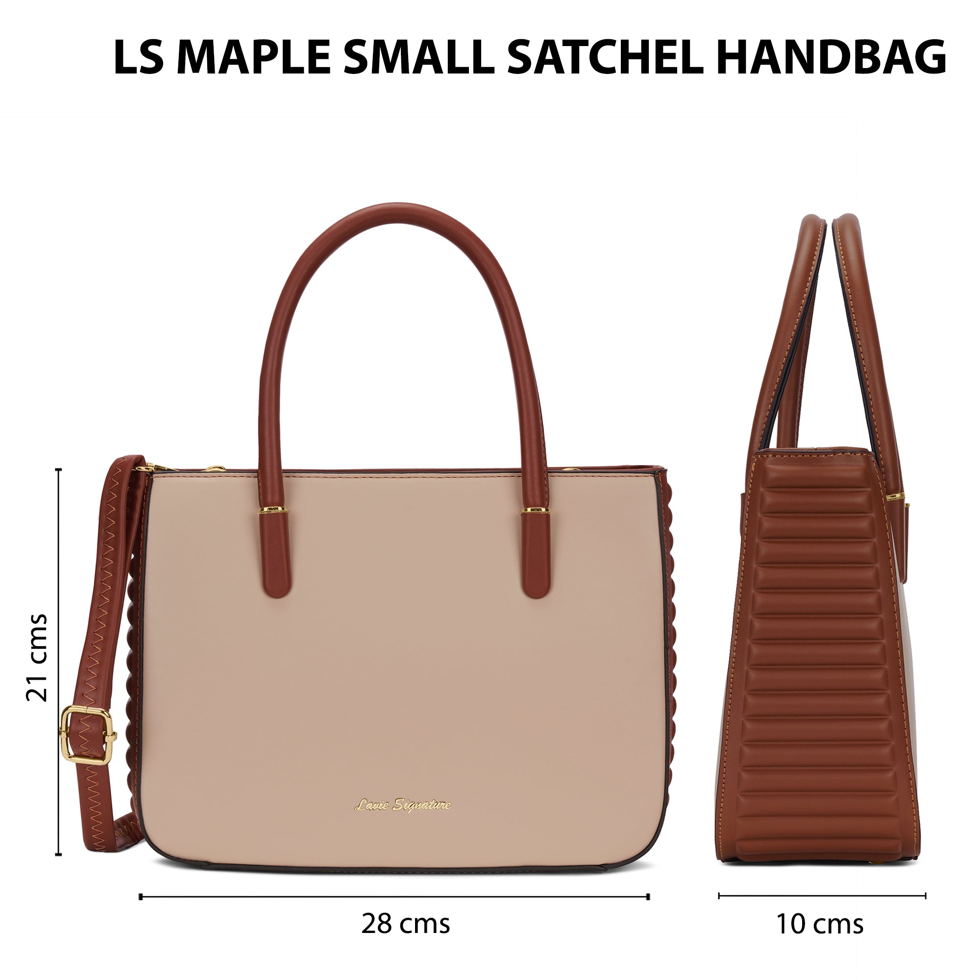 Maple Satchel Bag Beige