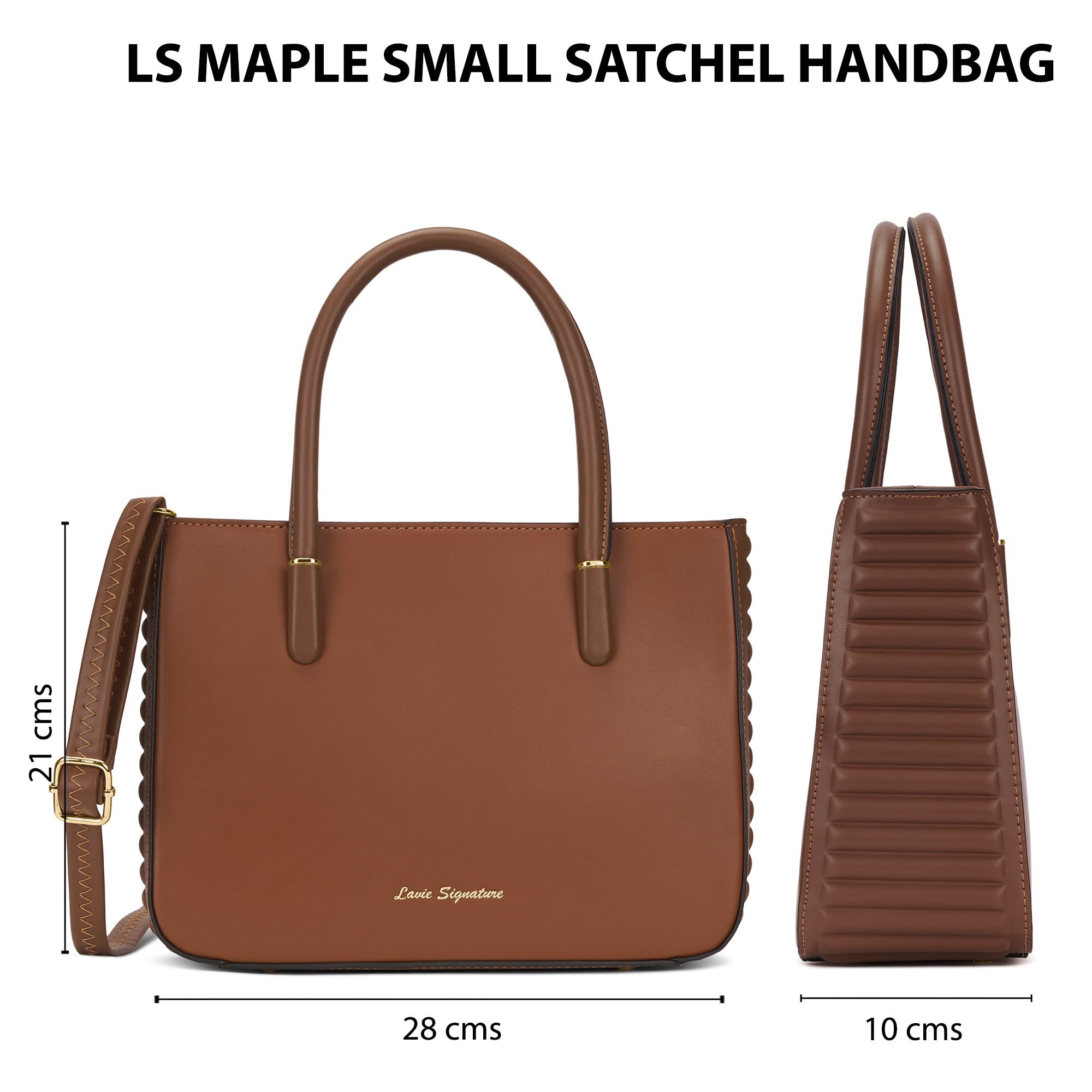 Maple Satchel Bag Tan