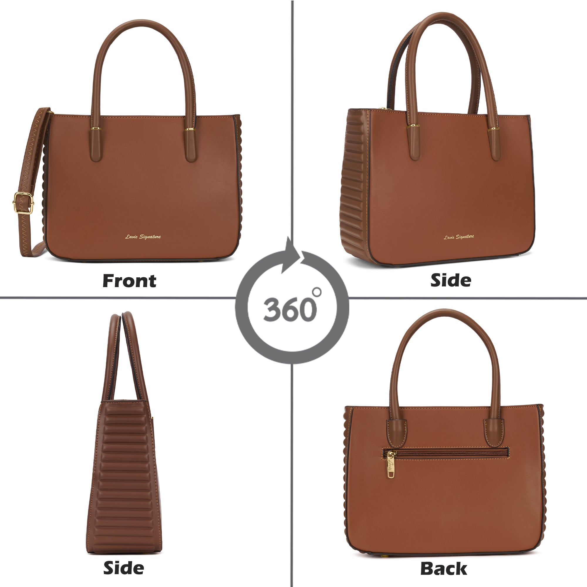 Maple Satchel Bag Tan