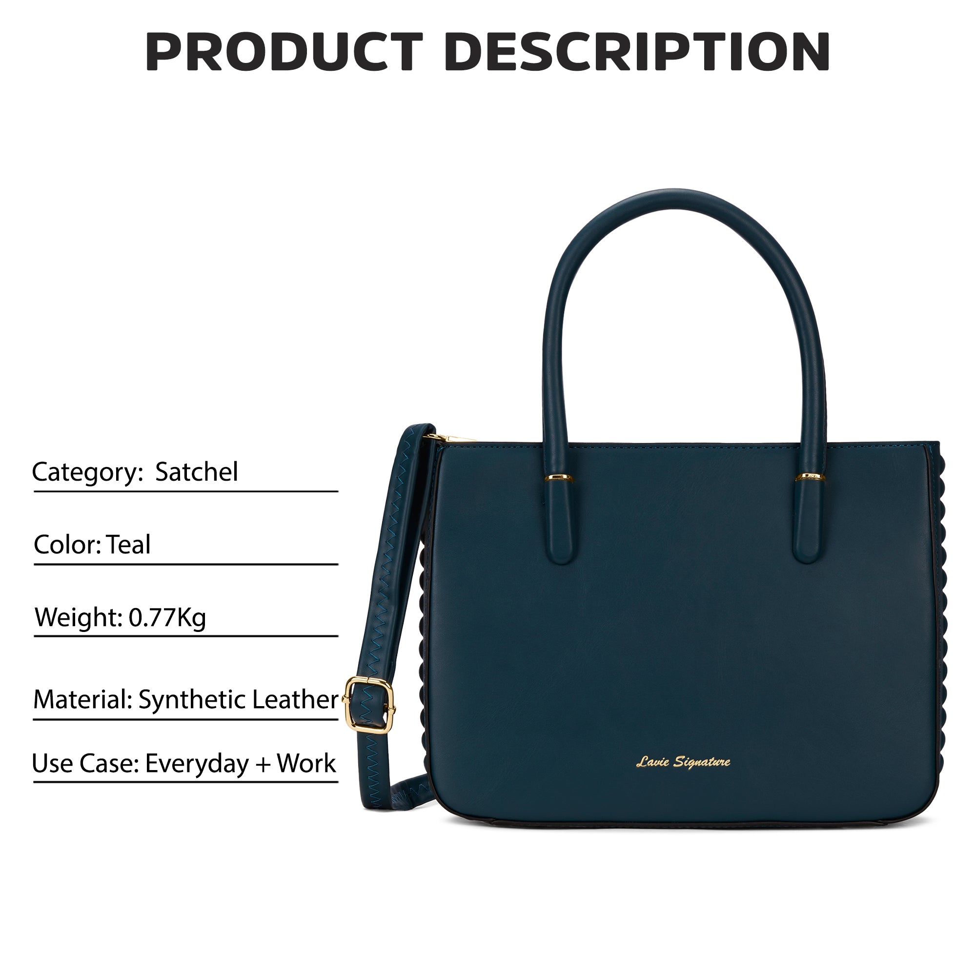 Maple Satchel Bag Teal