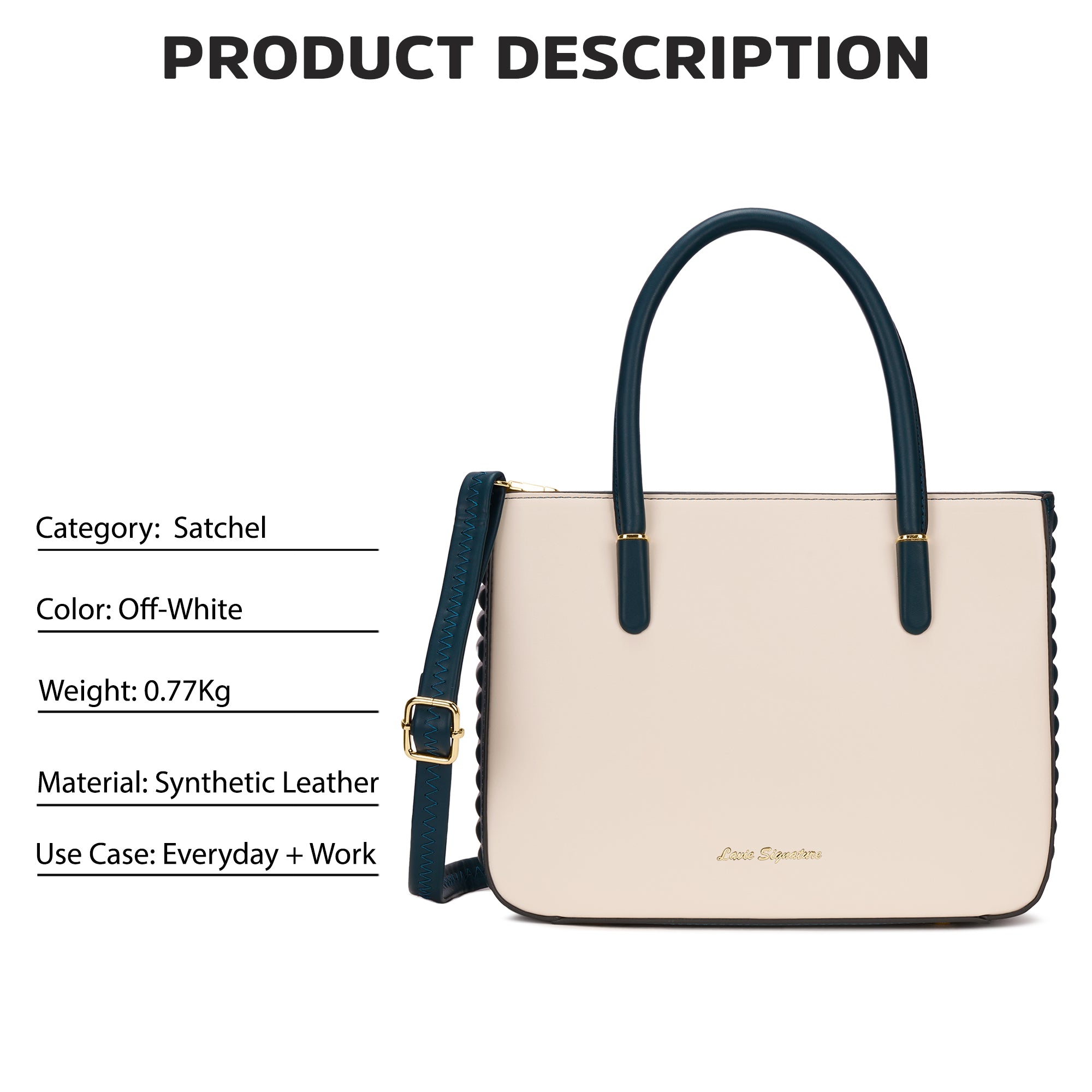 Maple Satchel Bag Off White