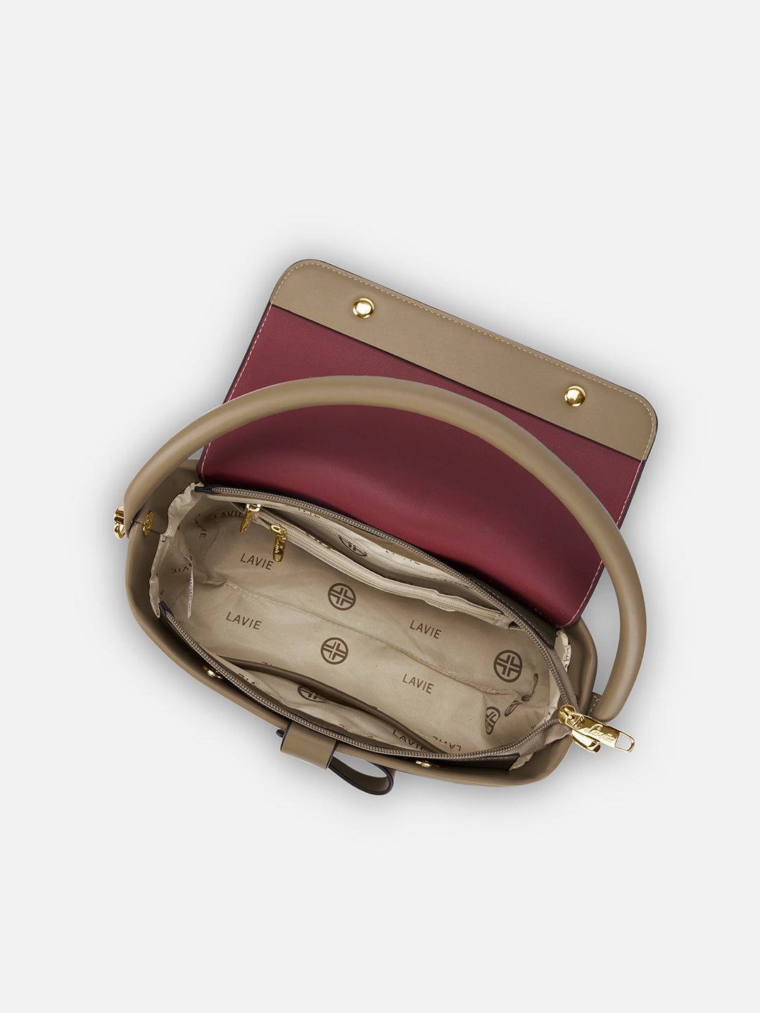 Zion Small Belt Satchel Bag Bag Tan
