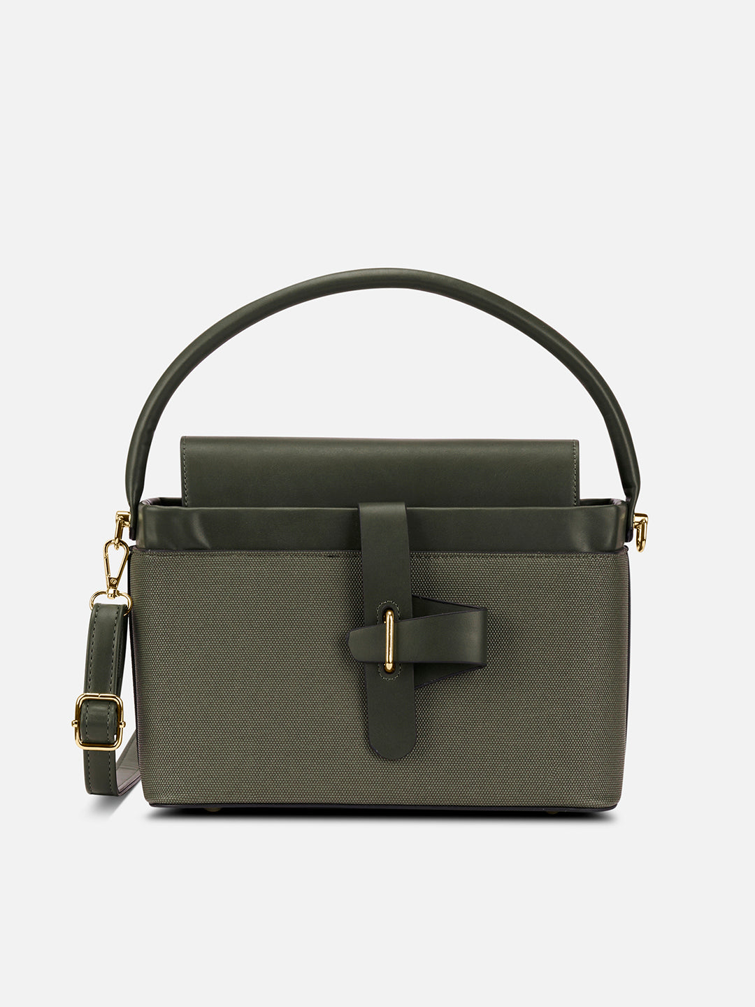 Zion Small Belt Satchel Bag Bag Olive