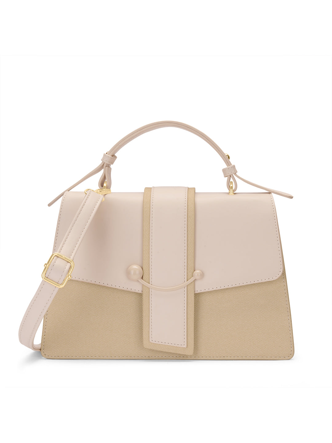 Ashby Satchel Bag Off White