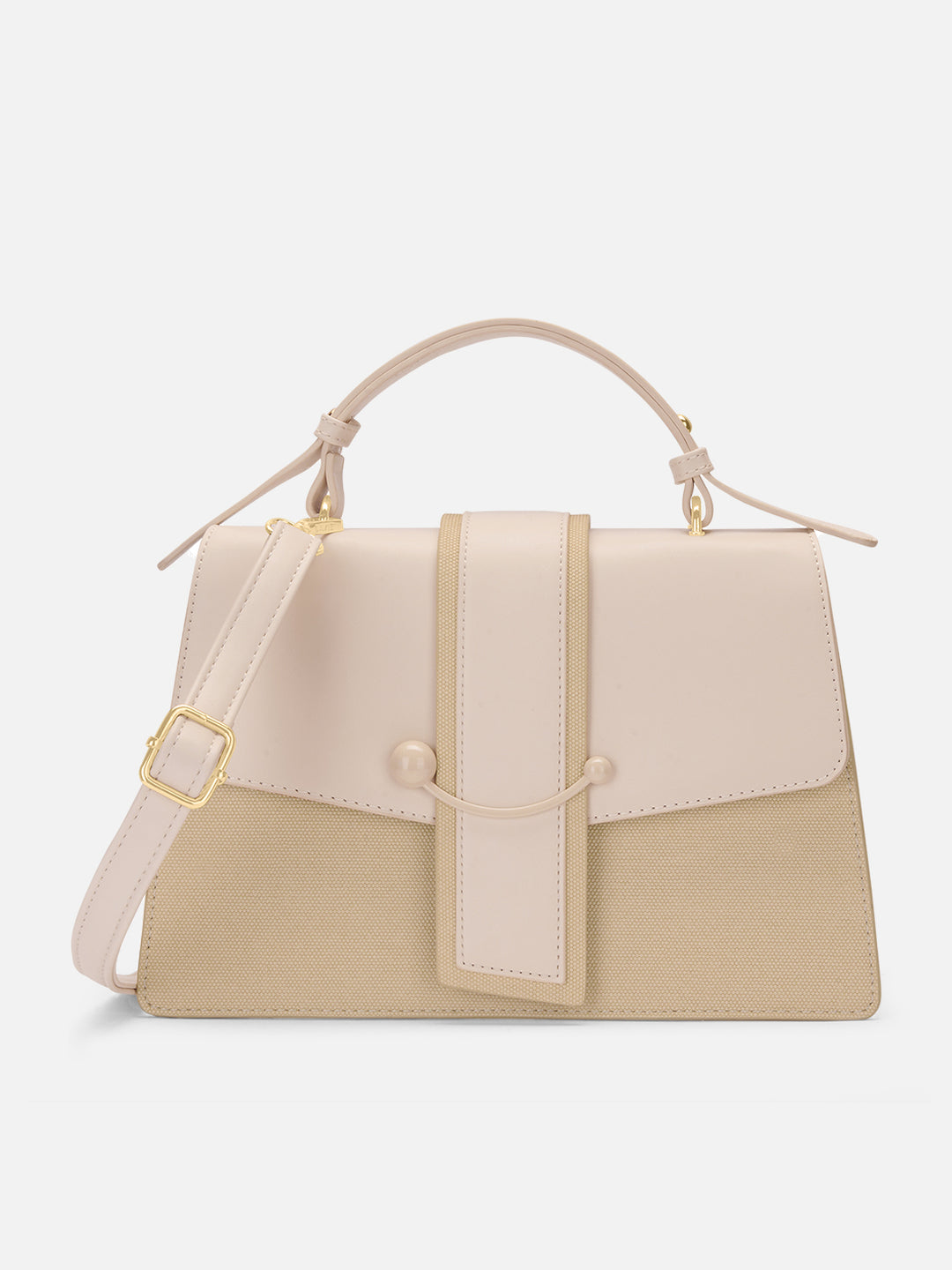 Ashby Small Off White Satchel Bag