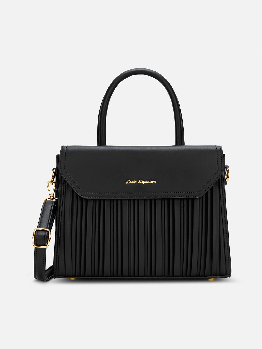 Austin Satchel Bag Black