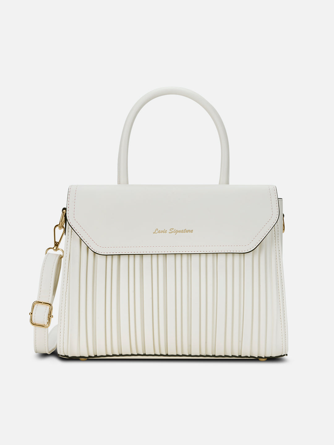 Austin Satchel Bag Off White