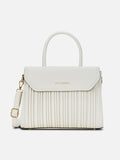 Austin Medium Off White Satchel Bag