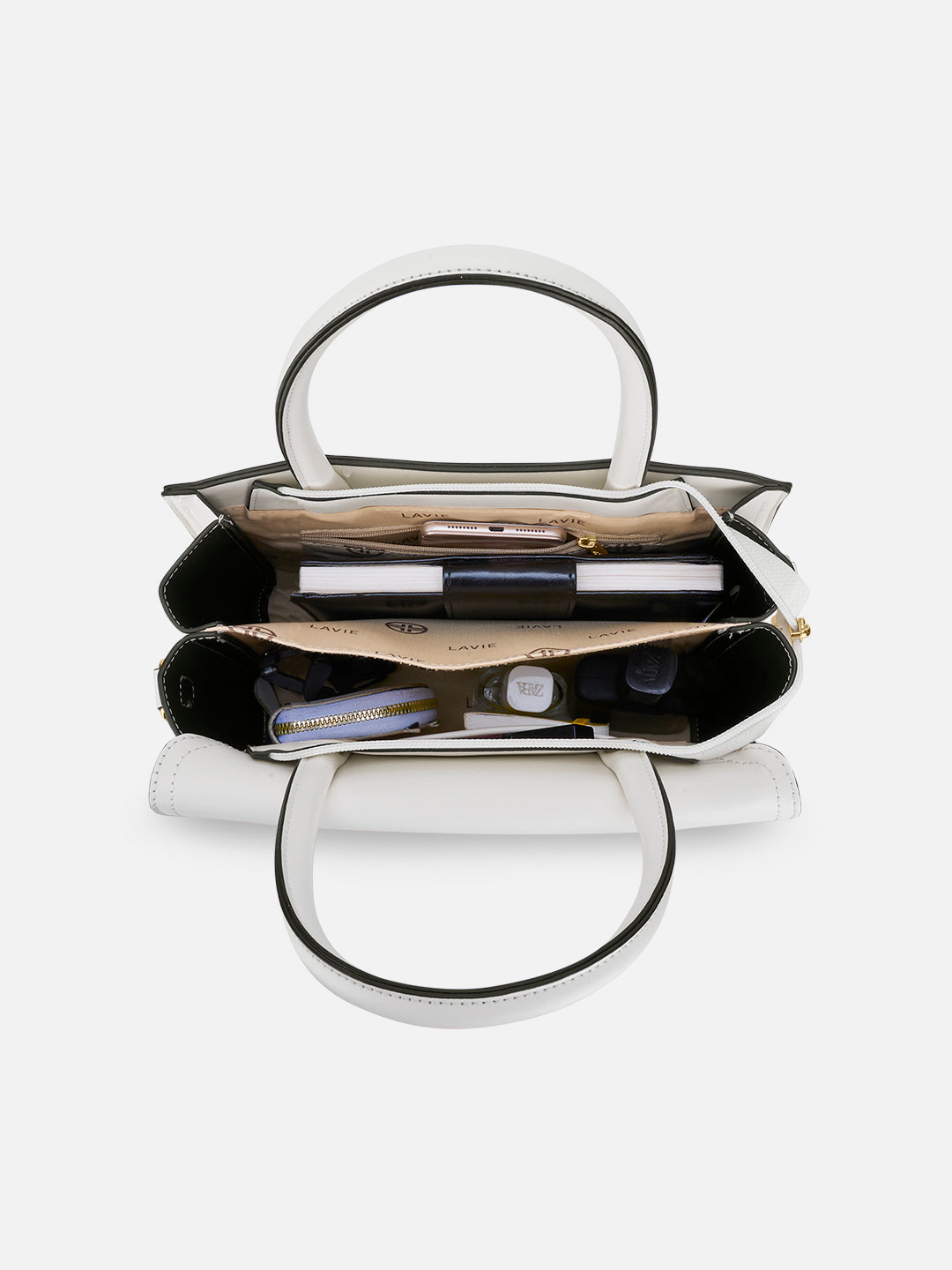 Austin Satchel Bag Off White