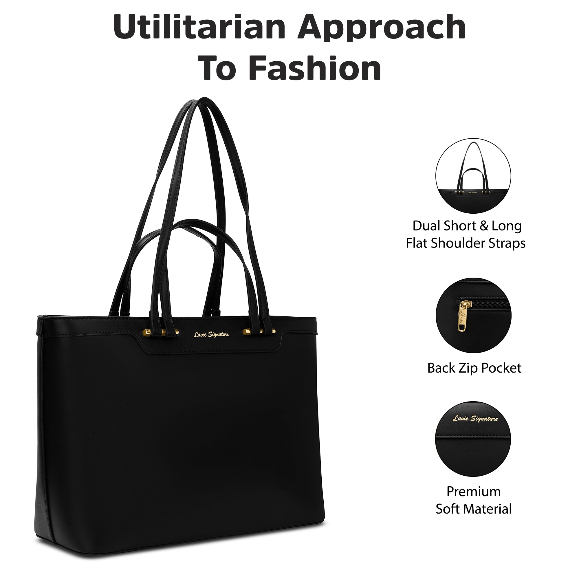 Zoey Small 2Way Tote Bag Bag
