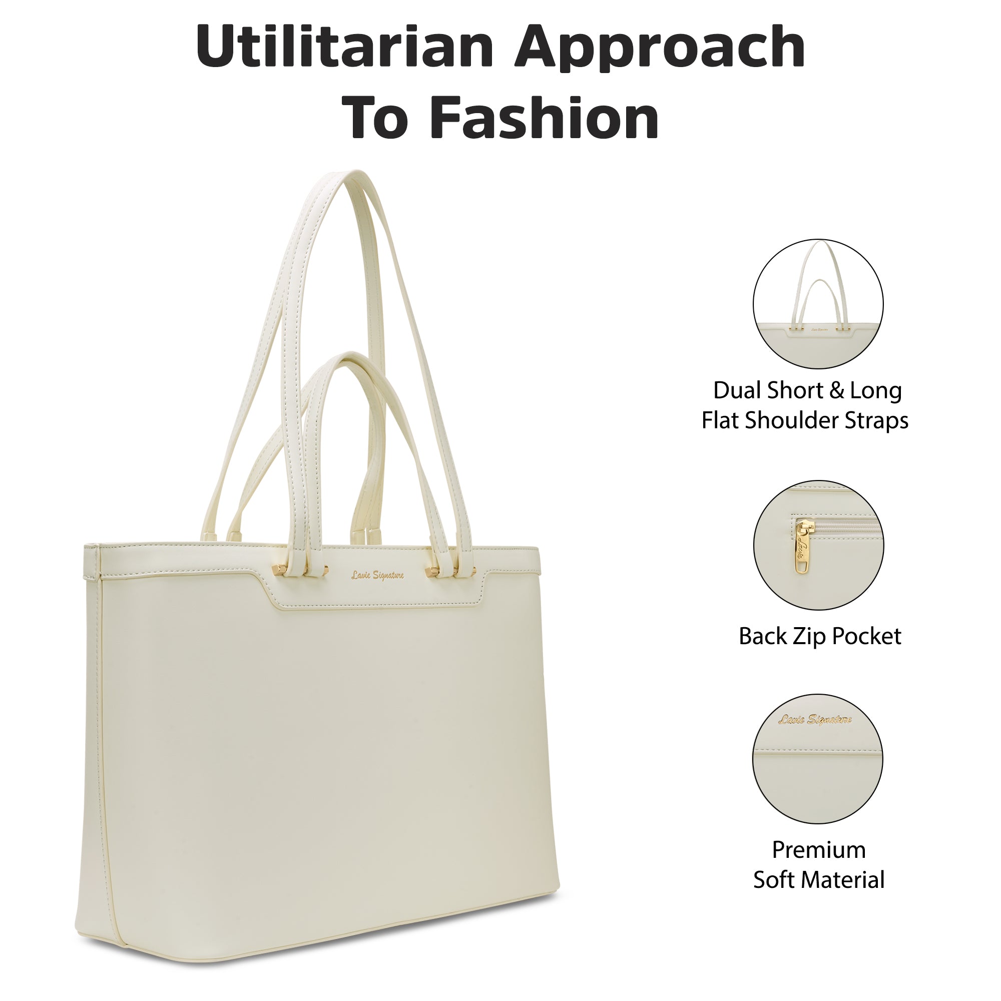 Zoey Small 2Way Tote Bag Bag