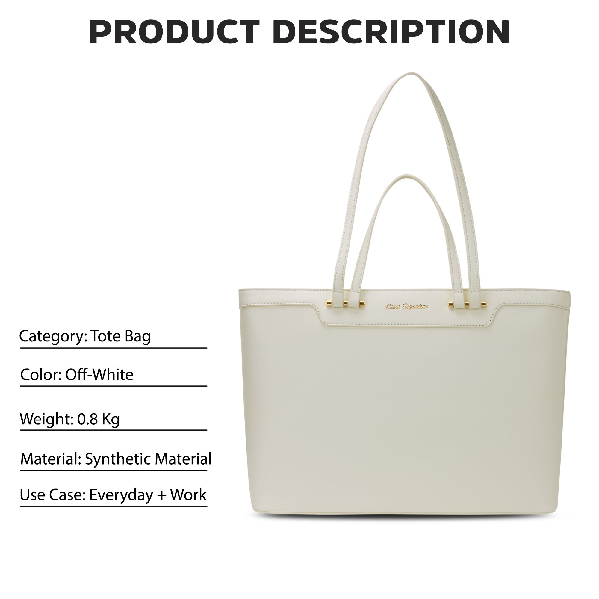 Zoey Small 2Way Tote Bag Bag