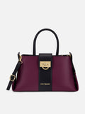 Everly Purse Medium Wine Satchel Bag