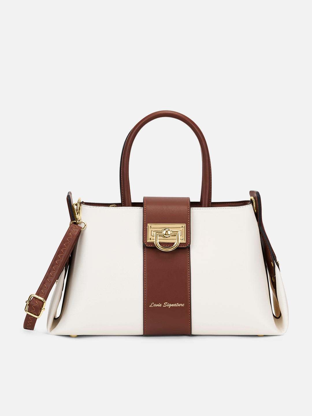 Everly Purse Medium Off White Satchel Bag