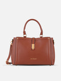 Rivera 3 Compartment Medium Tan Satchel Bag