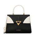 Marina Flap Medium Black Satchel Bag
