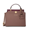 Whitney 2 Compartment Medium Maroon Satchel Bag