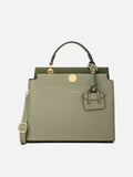 Whitney 2 Compartment Medium Olive Satchel Bag