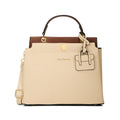 Whitney 2 Compartment Medium Off White Satchel Bag