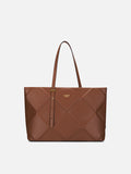Quare Extra Large D Tan Tote Bag