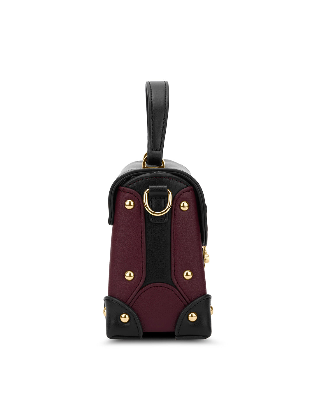 Beaufort26 Flap Satchel Bag Maroon