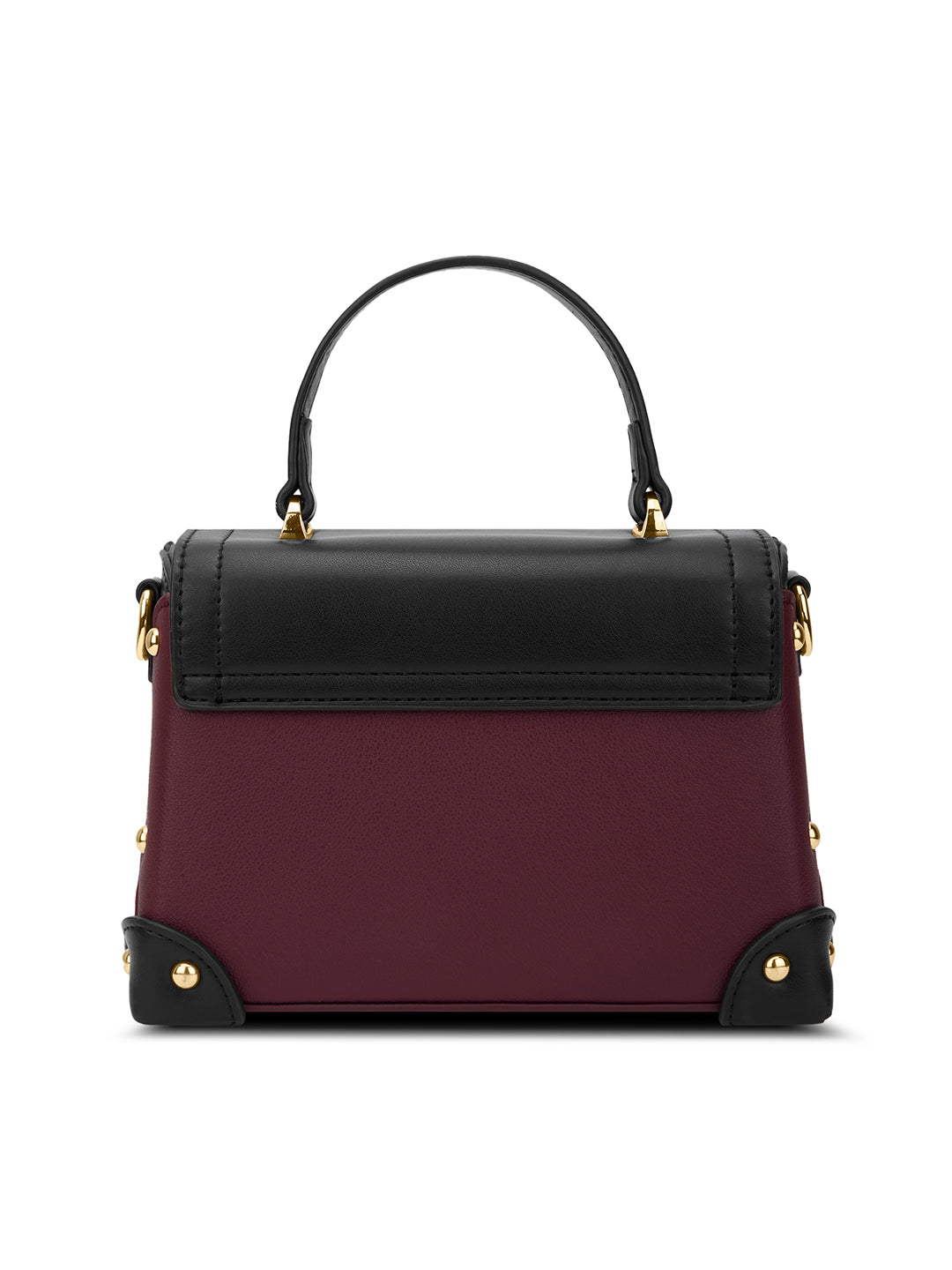 Beaufort26 Flap Satchel Bag Maroon