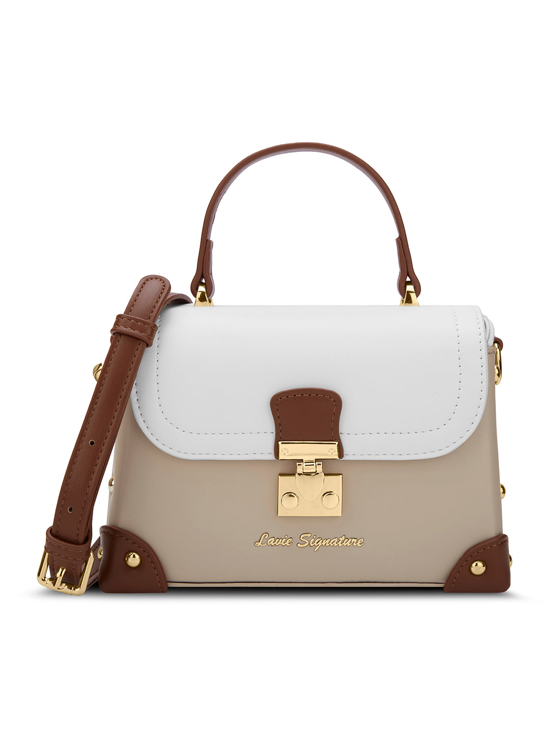 Buy Tupelo 2 Compartments Medium Satchel Bag Pale Blue Online
