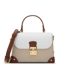 Beaufort Flap Extra Small Beige Satchel Bag
