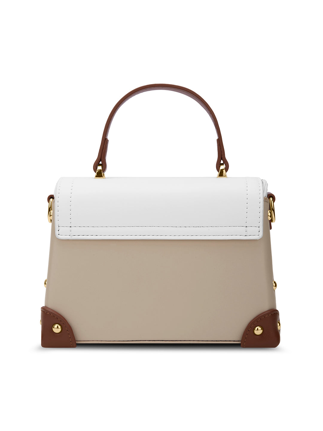 Beaufort26 Flap Satchel Bag Beige