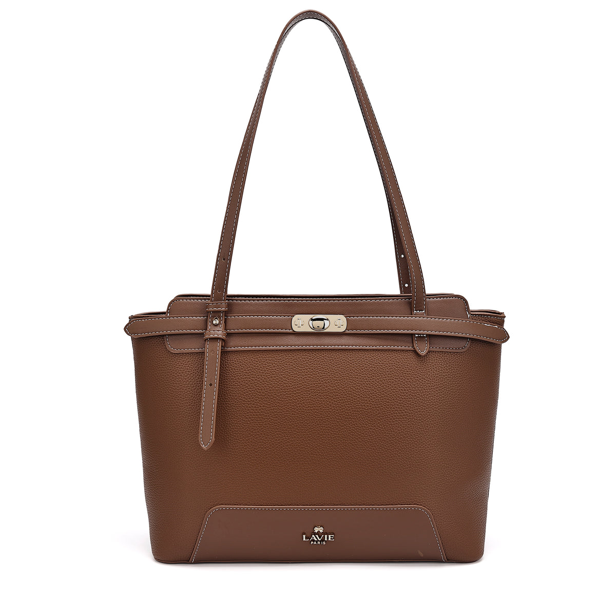 Soft Steph Large Tan Tote Bag