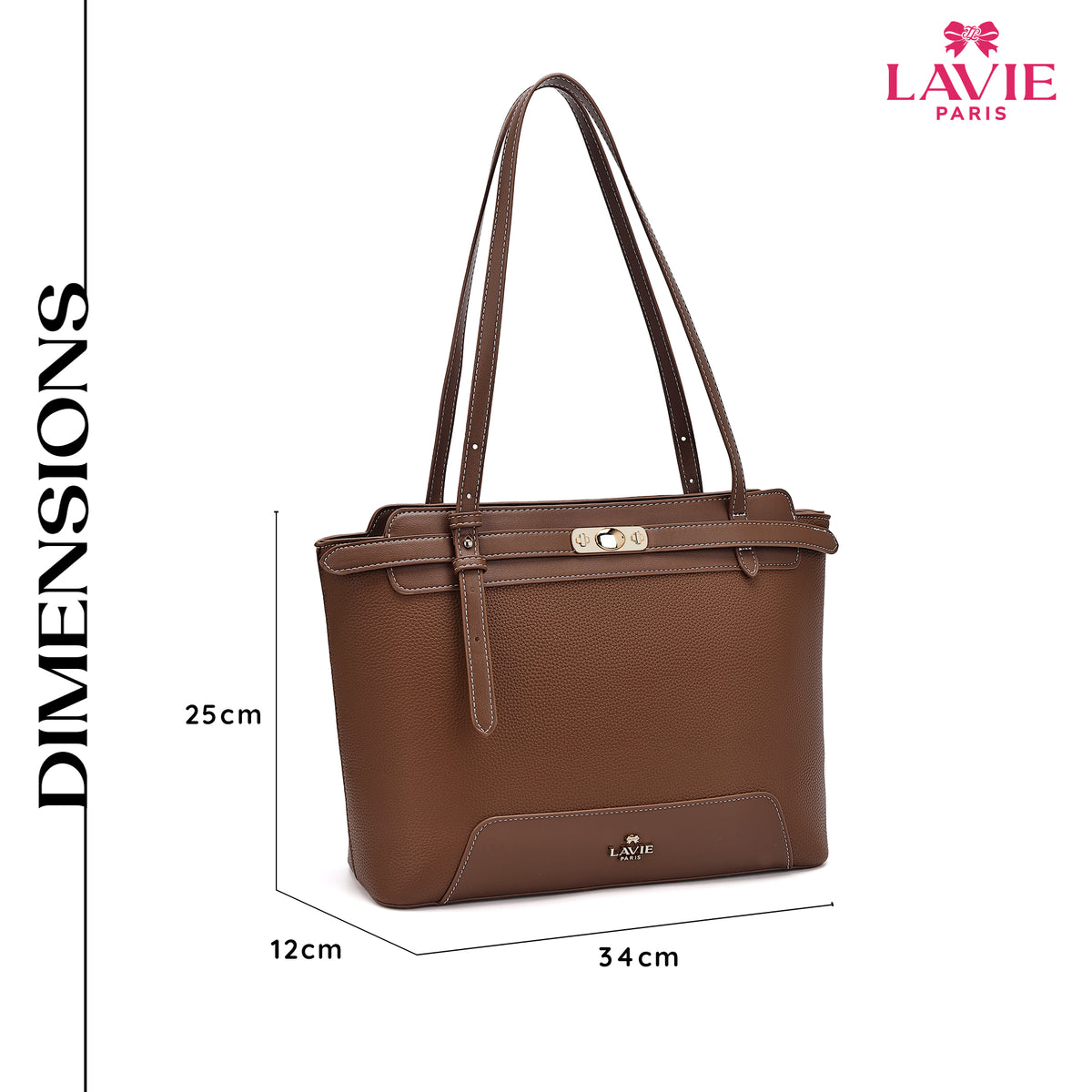 Soft Steph Large Tan Tote Bag