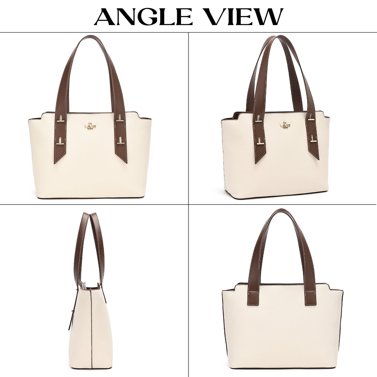 Soft Medium Off White Tote Bag