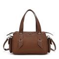 Soft Solene Bowling Medium Tan Satchel Bag