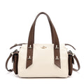 Soft Solene Bowling Medium Off White Satchel Bag