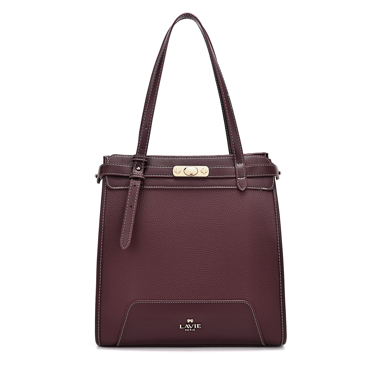 Soft Medium Wine Satchel Bag