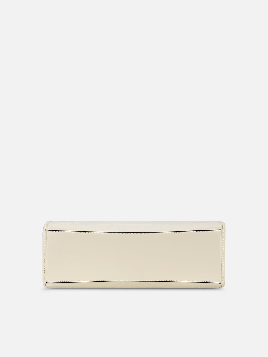 Mona26 Extra Large Box Satchel Bag Off White