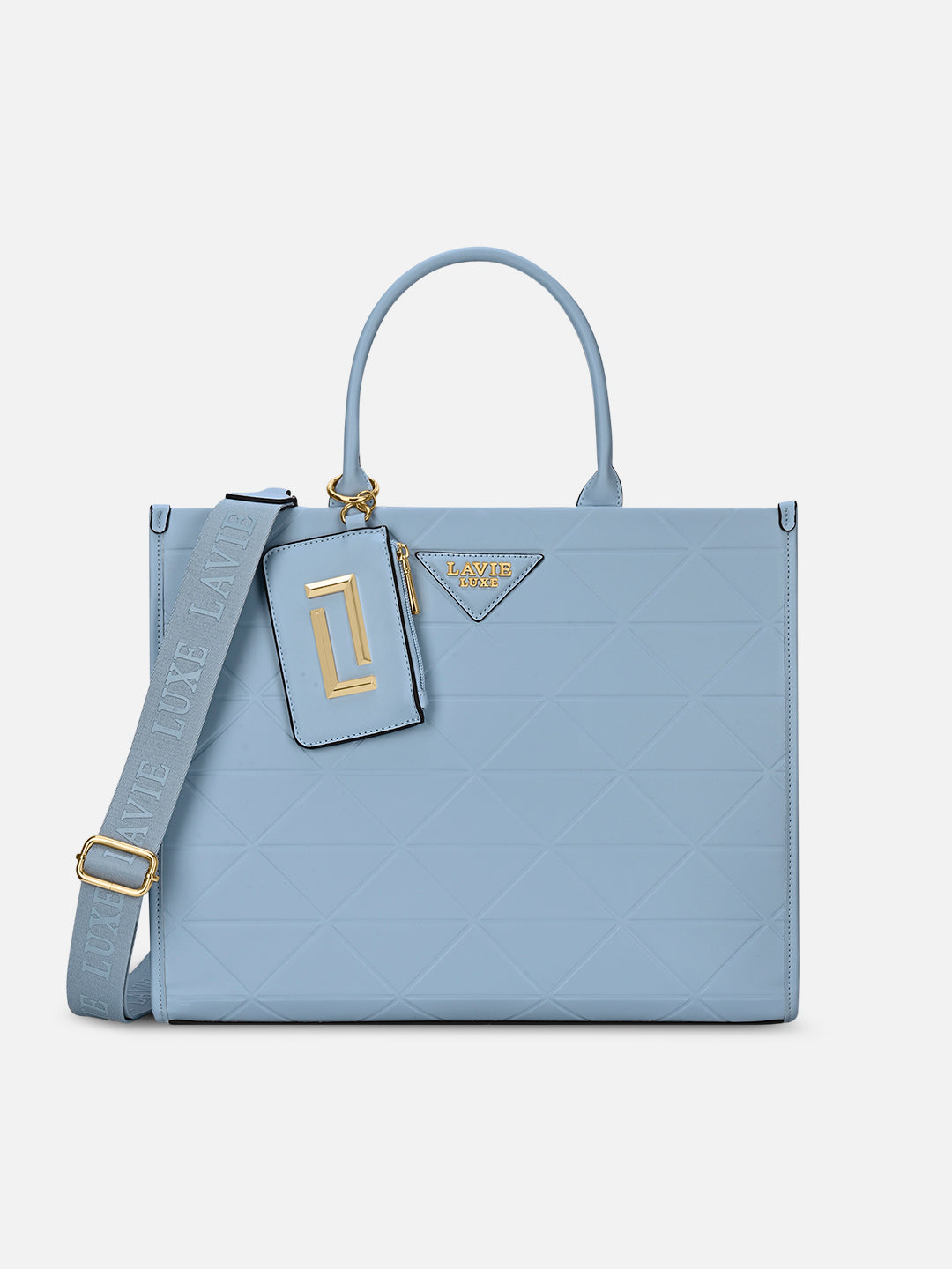 Mona Box Extra Large Blue Aura Laptop Handbag