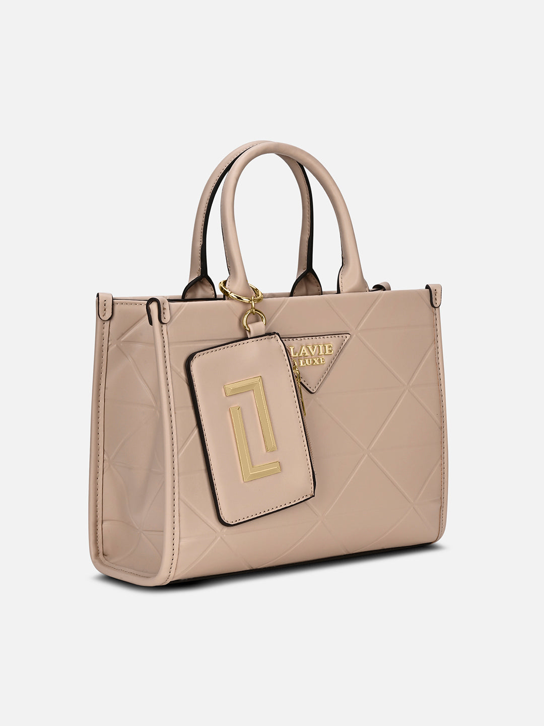 Mona26 Medium Box Satchel Bag Mocha