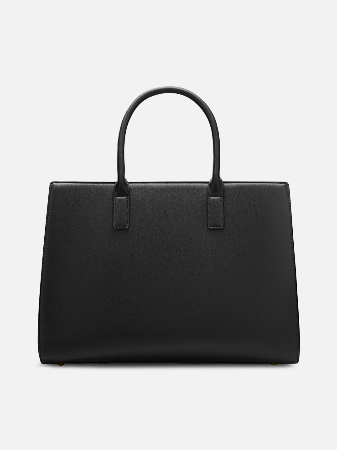 Jade Large Monogram Satchel Bag Black