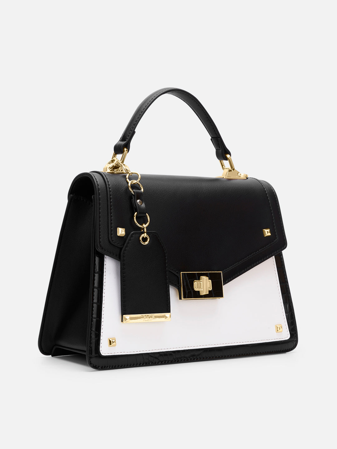 Ales Medium Flap Sling Bag Black