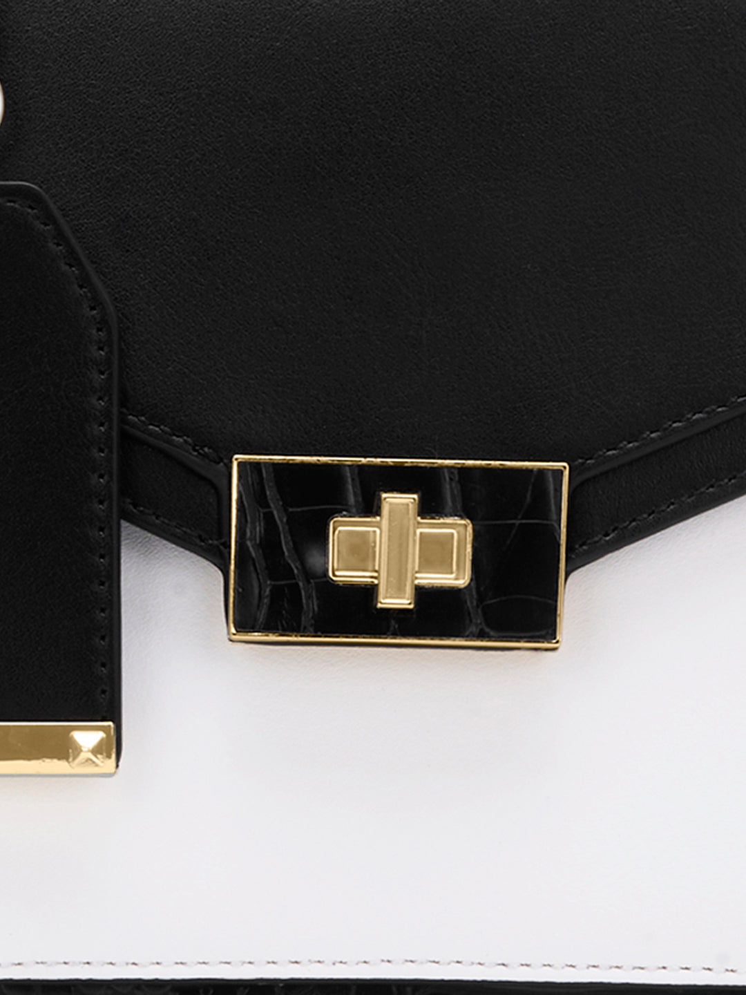 Ales Medium Flap Sling Bag Black