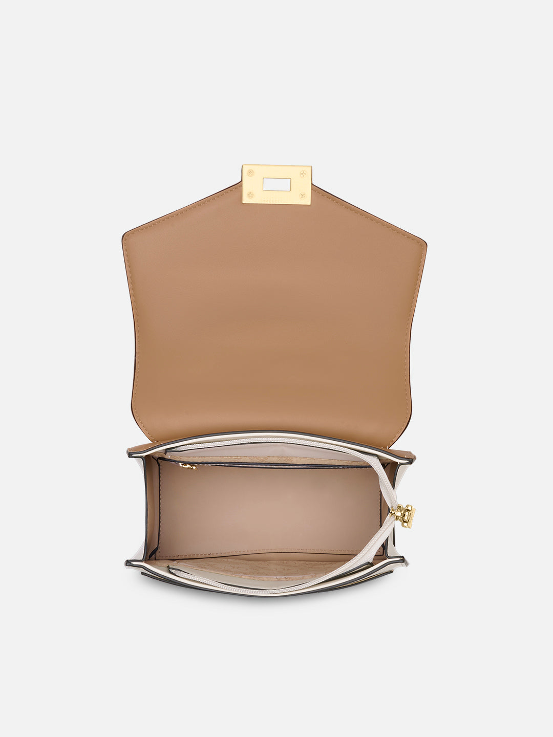 Ales Medium Flap Sling Bag Beige