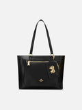 S Pisa Laptop Large Black Tote Bag