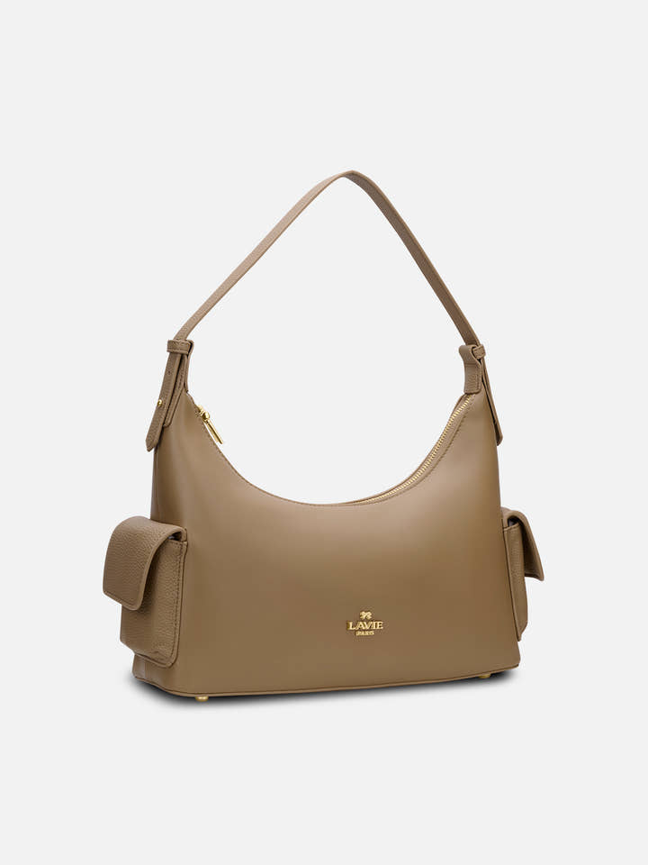 Pisa Medium Hobo Bag Beige