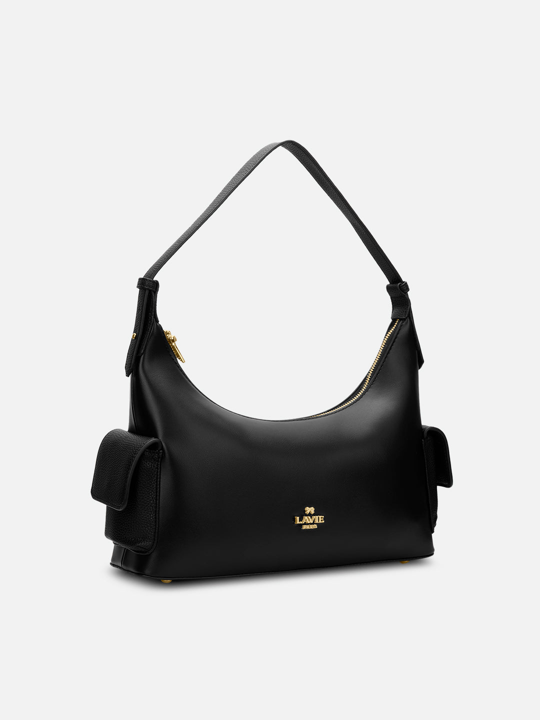 Pisa Medium Hobo Bag Black